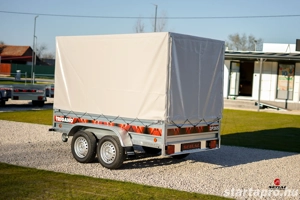 Új SEBAL 2P265 utánfutó 145cm magas ponyvával, 4 év műszakival, forgalomba helyezve - kép 3