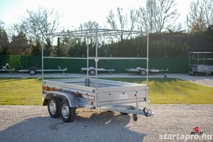 Új SEBAL 2P265 utánfutó 145cm magas ponyvával, 4 év műszakival, forgalomba helyezve - kép 6