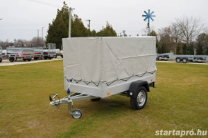 Új SEBAL 2010 utánfutó 134 cm magas ponyvával, 4 év műszakival, forgalomba helyezve - kép 2