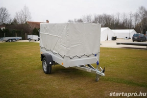 Új SEBAL 2010 utánfutó 134 cm magas ponyvával, 4 év műszakival, forgalomba helyezve - kép 3