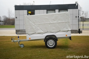 Új SEBAL 2010 utánfutó 134 cm magas ponyvával, 4 év műszakival, forgalomba helyezve - kép 4