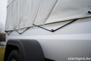 Új SEBAL 2010 utánfutó 134 cm magas ponyvával, 4 év műszakival, forgalomba helyezve - kép 8