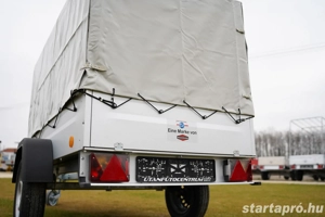 Új SEBAL 2010 utánfutó 134 cm magas ponyvával, 4 év műszakival, forgalomba helyezve - kép 5