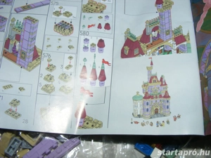 Lego komp. Disney 43263 A szépség és a szörnyeteg kastélya 2916db Lepin ÚJ - kép 8