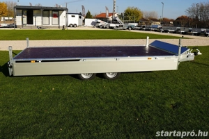 Új SEBAL - GT 400 alu oldalfalas autószállító utánfutó (2700kg-os) most akciósan csak 2.319.000 Ft - kép 4