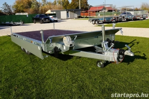 Új SEBAL - GT 400 alu oldalfalas autószállító utánfutó (2700kg-os) most akciósan csak 2.319.000 Ft - kép 6