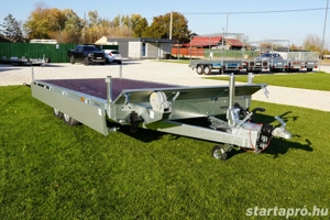 Új SEBAL - GT 400 alu oldalfalas autószállító utánfutó (2700kg-os) most akciósan csak 2.319.000 Ft - kép 5