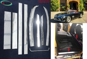 Ferrari 250 GT SWB California Spyder(1952-1964) front glass trims by stainless steel new  - kép 2