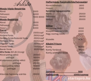 Női fodrászat-fonás alkalmi frizura - kép 11