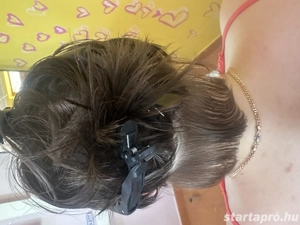 Női fodrászat-fonás alkalmi frizura - kép 9