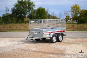 Új SEBAL 2P233 utánfutó, rácsos magasítóval, forgalomba helyezve, rendszámmal bruttó 807.000,- Ft - kép 6