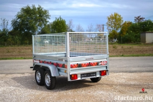 Új SEBAL 2P233 utánfutó, rácsos magasítóval, forgalomba helyezve, rendszámmal bruttó 807.000,- Ft - kép 2