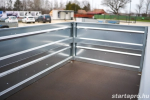 Új SEBAL 2P233 utánfutó oldalfal magasítóval, forgalomba helyezve, rendszámmal bruttó 767.000,- Ft - kép 7