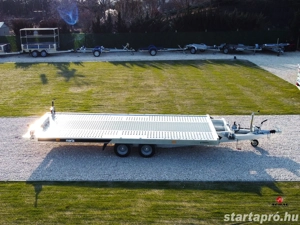 Új Prémium SEBAL - GT Kippbar 470 (2700kg) autószállító utánfutó bruttó 2.490.000,- Ft