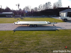 Új Prémium SEBAL - GT Kippbar 470 (2700kg) autószállító utánfutó bruttó 2.490.000,- Ft - kép 4