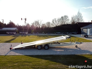 Új Prémium SEBAL - GT Kippbar 470 (2700kg) autószállító utánfutó bruttó 2.490.000,- Ft - kép 5
