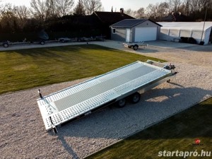 Új Prémium SEBAL - GT Kippbar 470 (2700kg) autószállító utánfutó bruttó 2.490.000,- Ft - kép 6