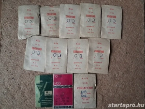 Eladó HSS mikro fúrók D0.3 D0.4 D0.6 D0.43 bal.