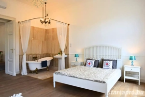 Kiadó világos, tágas luxuslakás a palotanegyed szívében 139 nm, 3 hálószobával! - kép 6