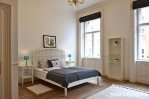 Kiadó világos, tágas luxuslakás a palotanegyed szívében 139 nm, 3 hálószobával! - kép 9