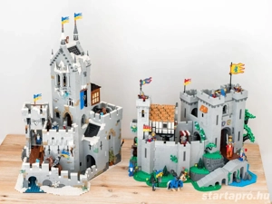 Lego komp. Bricklink Desig. Pr. 910029 Mountain Fortress Hegyi Erőd Black Falcon vár 4000db LEPIN ÚJ - kép 4