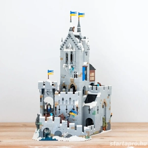 Lego komp. Bricklink Desig. Pr. 910029 Mountain Fortress Hegyi Erőd Black Falcon vár 4000db LEPIN ÚJ - kép 9