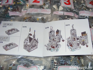 Lego komp. Bricklink Desig. Pr. 910029 Mountain Fortress Hegyi Erőd Black Falcon vár 4000db LEPIN ÚJ - kép 14