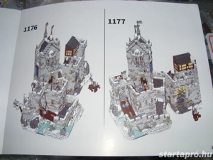 Lego komp. Bricklink Desig. Pr. 910029 Mountain Fortress Hegyi Erőd Black Falcon vár 4000db LEPIN ÚJ - kép 15