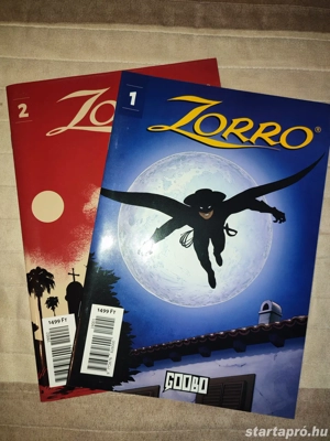 Zorro 1. és 2. szám magyar Goobo kiadás együtt 2000