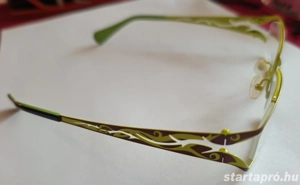 Egyedi Neonzöld Xénith női szemüvegkeret 50 méret - kép 5