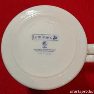 Luminarc Daphne - France sárga-kék mintás bögre, eladó - kép 3