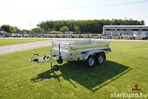 Új fékes SEBAL (1500 kg) billenő platós, kézipumpás utánfutó - kép 5