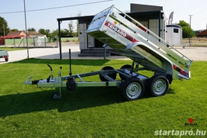 Új fékes SEBAL (1500 kg) billenő platós, kézipumpás utánfutó - kép 14