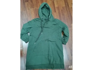 Zöld kapucnis ruha vagy tunika L - kép 5