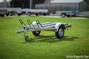 Új SEBAL - MU2 (2+1 sínes) motorszállító utánfutó akciósan bruttó 429.000 Ft - kép 4