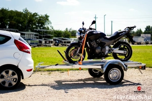 Új SEBAL - MU2 (2+1 sínes) motorszállító utánfutó akciósan bruttó 429.000 Ft - kép 3