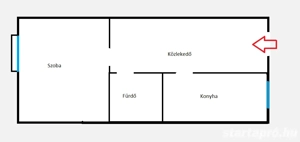 XIV. Nagy Lajos király útja 44 nm-es 1 szobás tégla lakás eladó. - kép 8