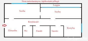 XIV. Kacsóh Pongrác úton, 54 nm-es, 2 szobás nagyon jó elosztású loggiás lakás eladó. - kép 7