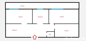 IV. Chinoin utcában 54 nm-es, 2 szobás étkezős, 2011-es építésű lakás eladó. - kép 9