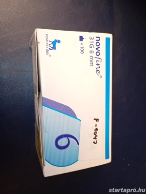 Egyszer használatos NovoFine 6 - 31G tűk 0,25 x 6 mm méretben 3500ft személyes átvétel óbudán lakcim