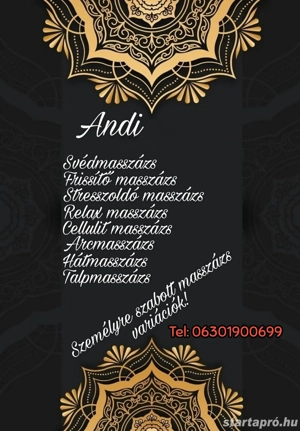 Andi Varázs! Minőségi, szakszerű masszázsok! - kép 4