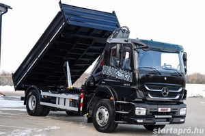 Mercedes - Benz AXOR 1833 - Billenőplatós - Darugémes teherautó EURO 5 - kép 5