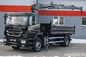 Mercedes - Benz AXOR 1833 - Billenőplatós - Darugémes teherautó EURO 5 - kép 2