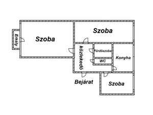 Nyíregyházán az Ungvár sétányon 1+2 szobás lakás eladó! - kép 16