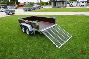 Új billenős SEBAL - 2S250 (1300kg) utánfutó rámpával AKCIÓSAN 1.138.000 Ft - kép 5