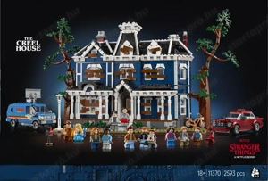 Lego komp. Stranger Things 11370 A Creel-ház Creel's House 2593db LEPIN ÚJ