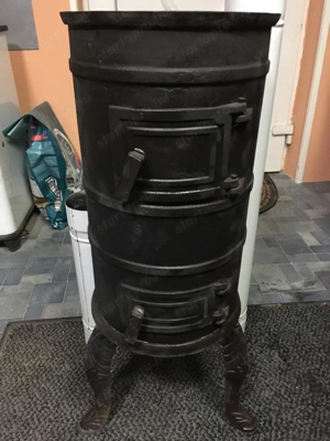 Jancsi kályha  öntvény vas kályha csövekkel - kép 3