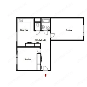 Tiszaújvárosban 2 szobás, nagy konyhás, berendezett lakás kiadó! - kép 11