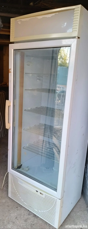 Üvegajtós mélyhűtő fagyasztószekrény