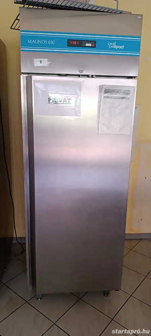 Rozsdamentes háttérfagyasztó mélyhűtőszekrény